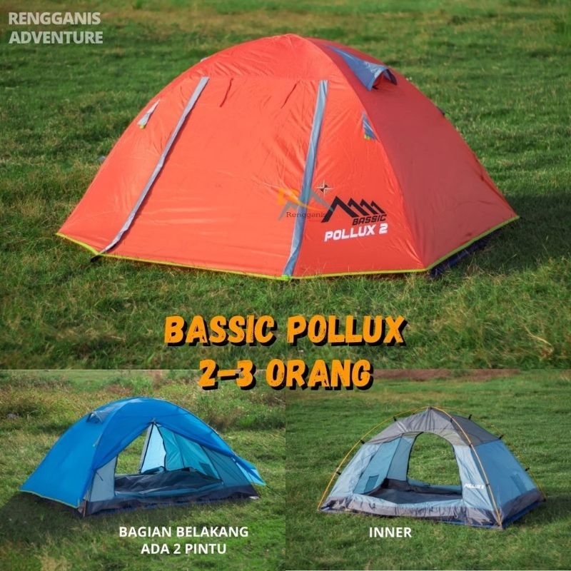 Jual Tenda Camping Venturis Pollux 2 Orang Frame Alloy Double Layer 2 3 Orang Outdoor Gunung 5233