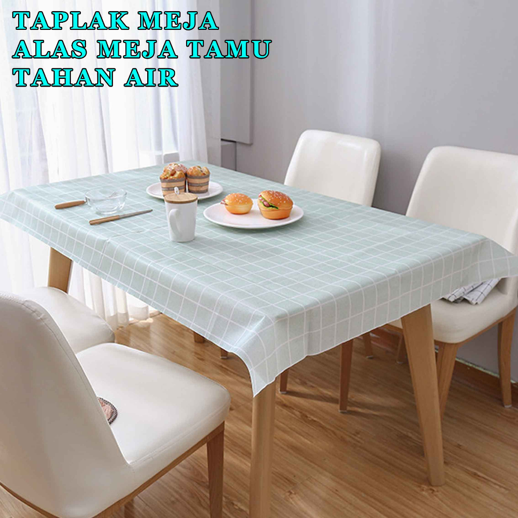 Jual Taplak Meja Makan Taplak Alas Meja Tamu Taplak Meja Tahan Air Multifungsi Shopee