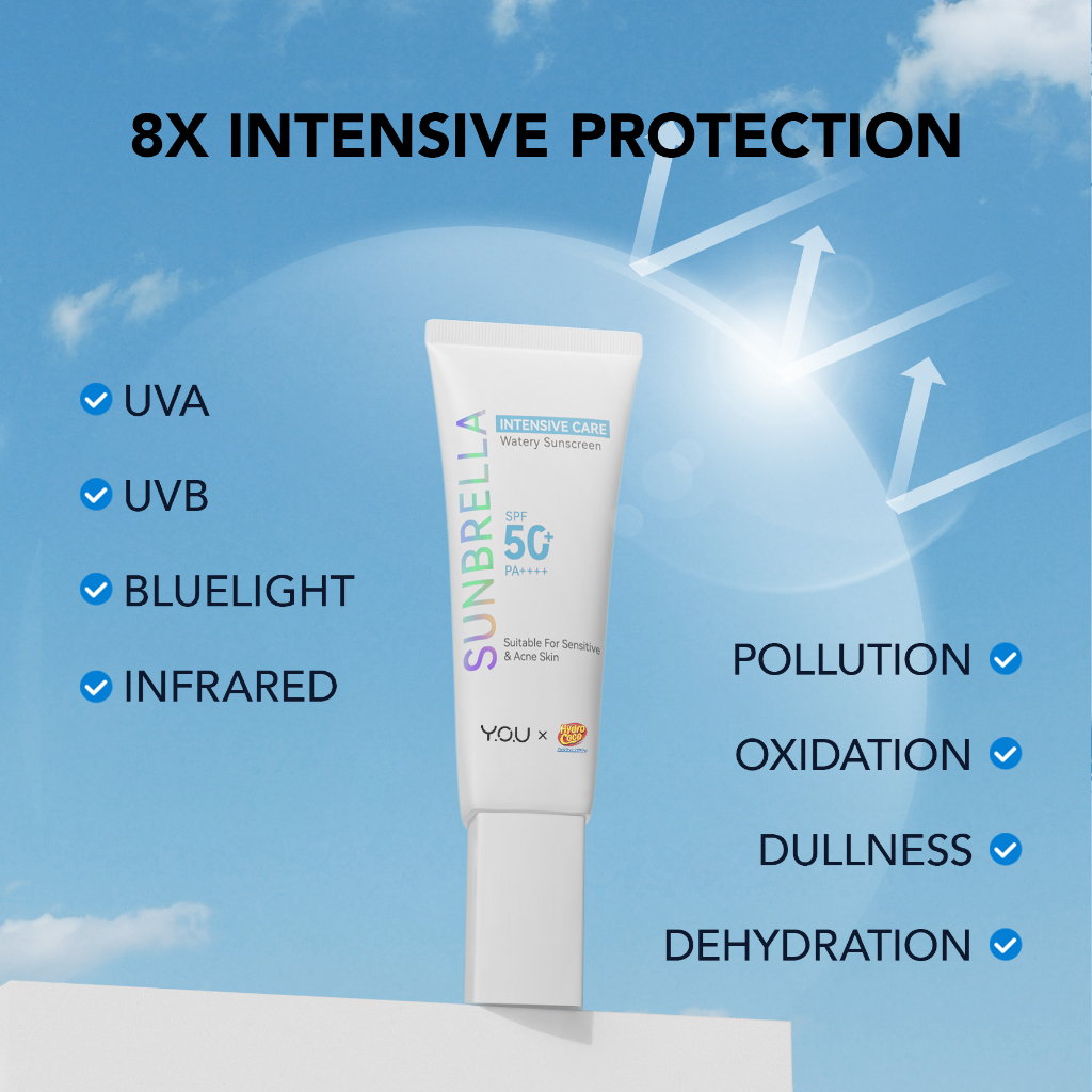 Jual KUMARA STORE - YOU Sunbrella Sunscreen SPF50+ | Daily Defense ...