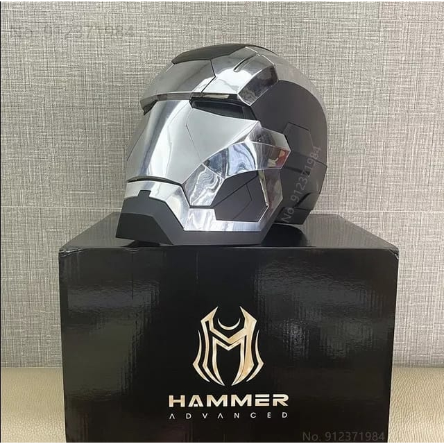 Jual Helm Ironman Buka Tutup Head Mask Helmet Ironman Head Suit War ...