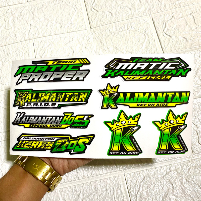 Jual Stiker Viral Set Pack Vol Kaimantan Shopee Indonesia