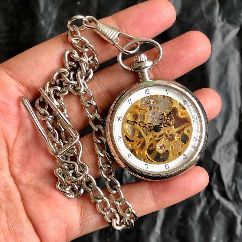 Jual Skeleton Pocket Watch Shopee Indonesia
