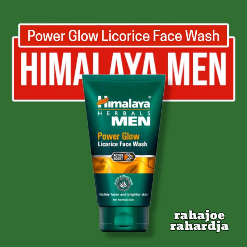 Jual Himalaya Men Power Glow Licorice Face Wash 100ml Shopee Indonesia