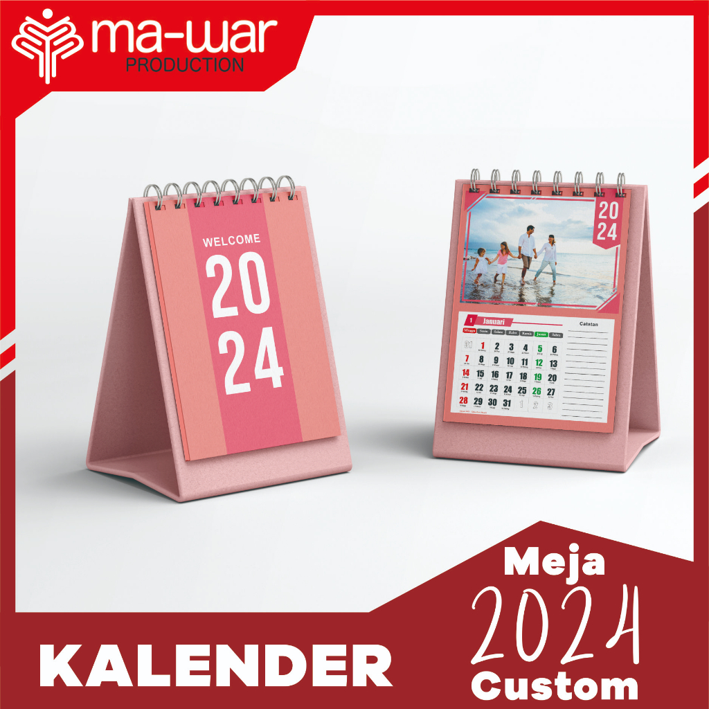 Jual Kalender 2025 | Kalender Meja | Kalender Custom | Shopee Indonesia