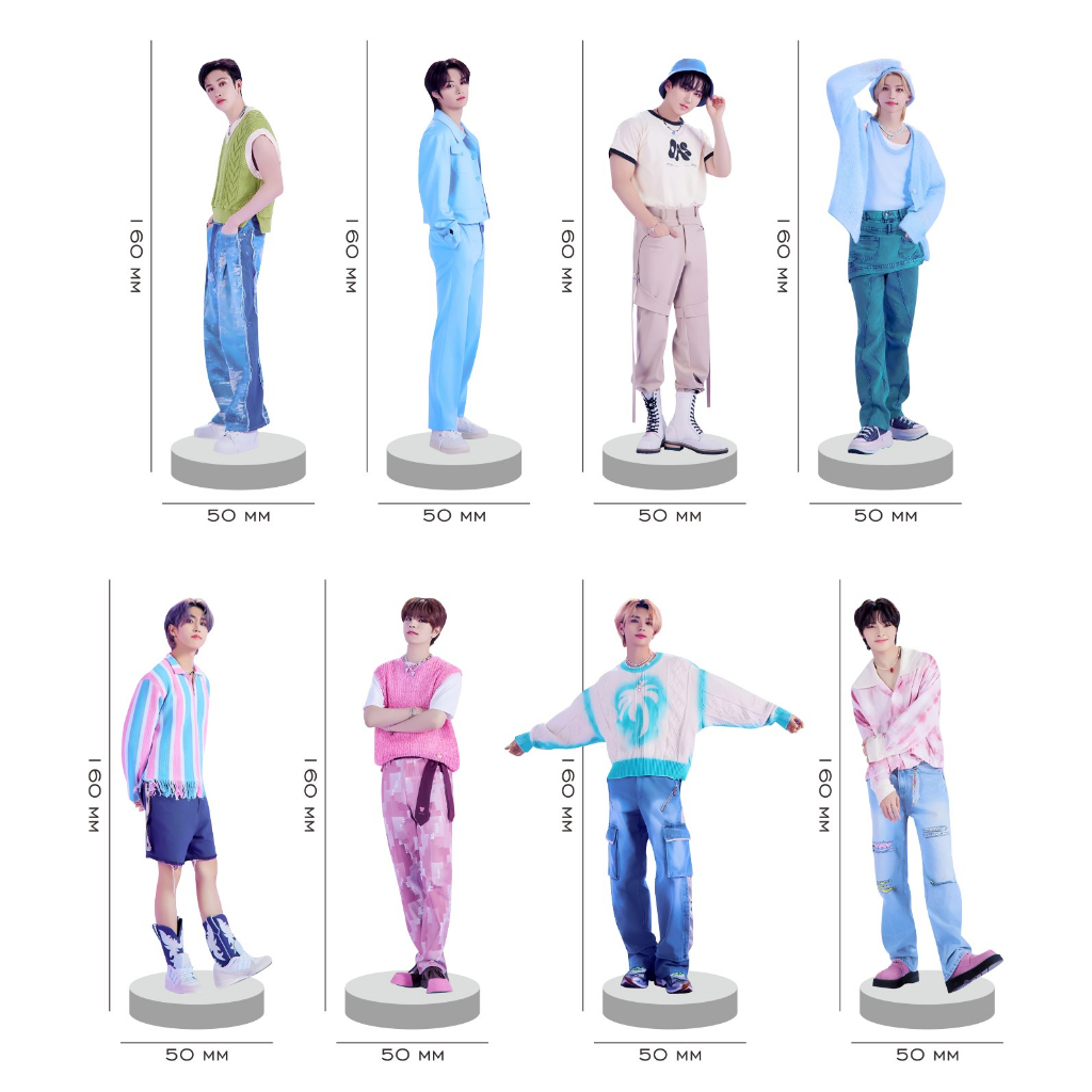 Jual Mini Standee Figure Akrilik Straykids 5-Star Dome Tour 2023 ...