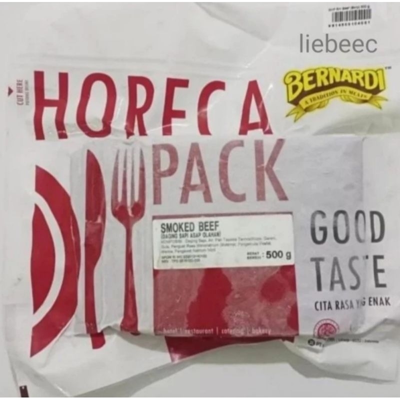 Jual Bernardi Smoked Beef Horeca Pack Gr Kotak Gr Shopee