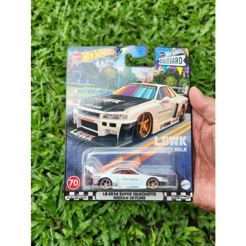 Jual Hot Wheels Premium Boulevard LB-ER34 Super Silhouette Nissan