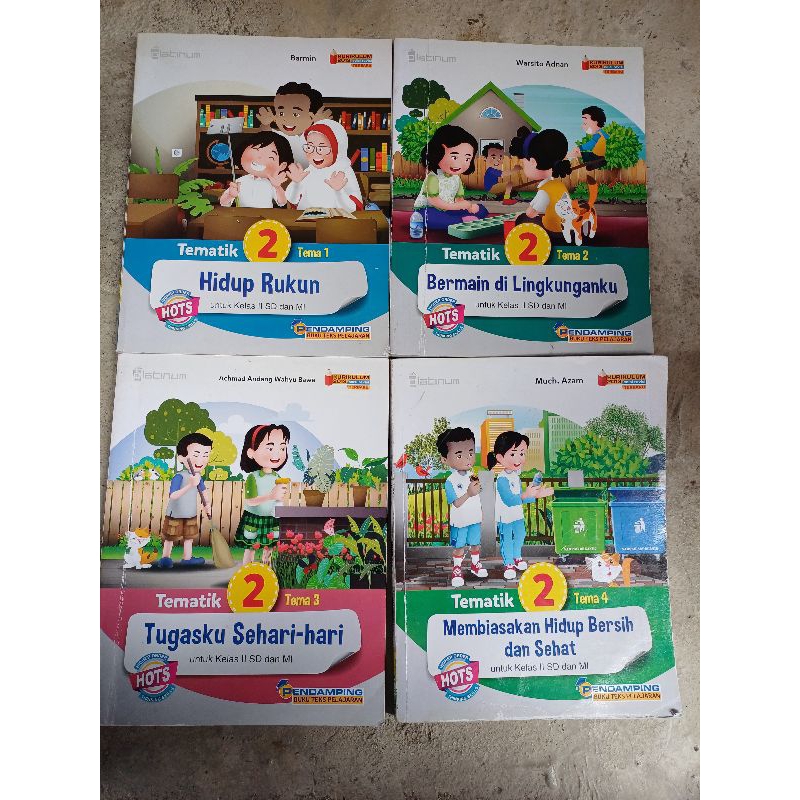 Jual Buku tematik kelas 2 sd , tema 5 , tema 6 , tema 7 , tema 8 ...