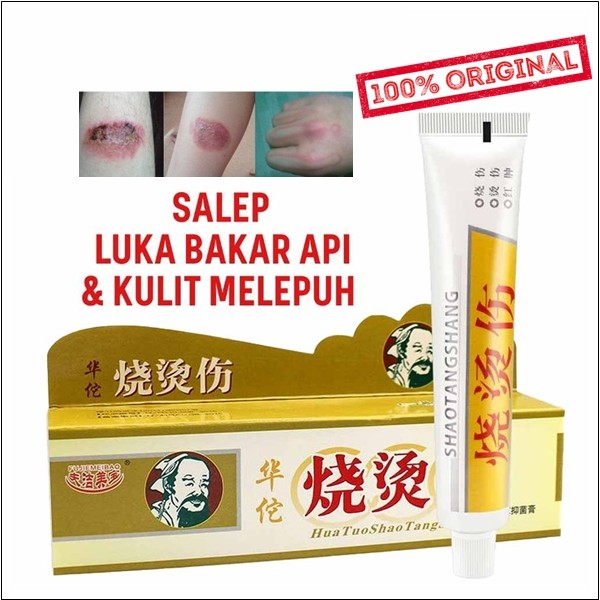 Jual Salep Luka Bakar Cina Cream Huatuo Shao Tang Shang Original Obat