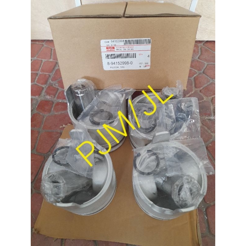 Jual PISTON ASSY BAJA ISUZU TRAGA PANTHER TOURING PANTHER 2.5 ORIGINAL ...