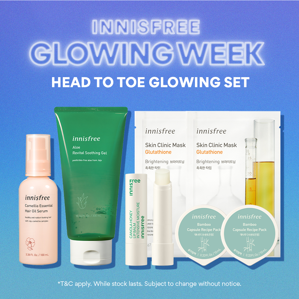 Jual Innisfree Special Brand Box Glow Set Bundle Shopee Indonesia