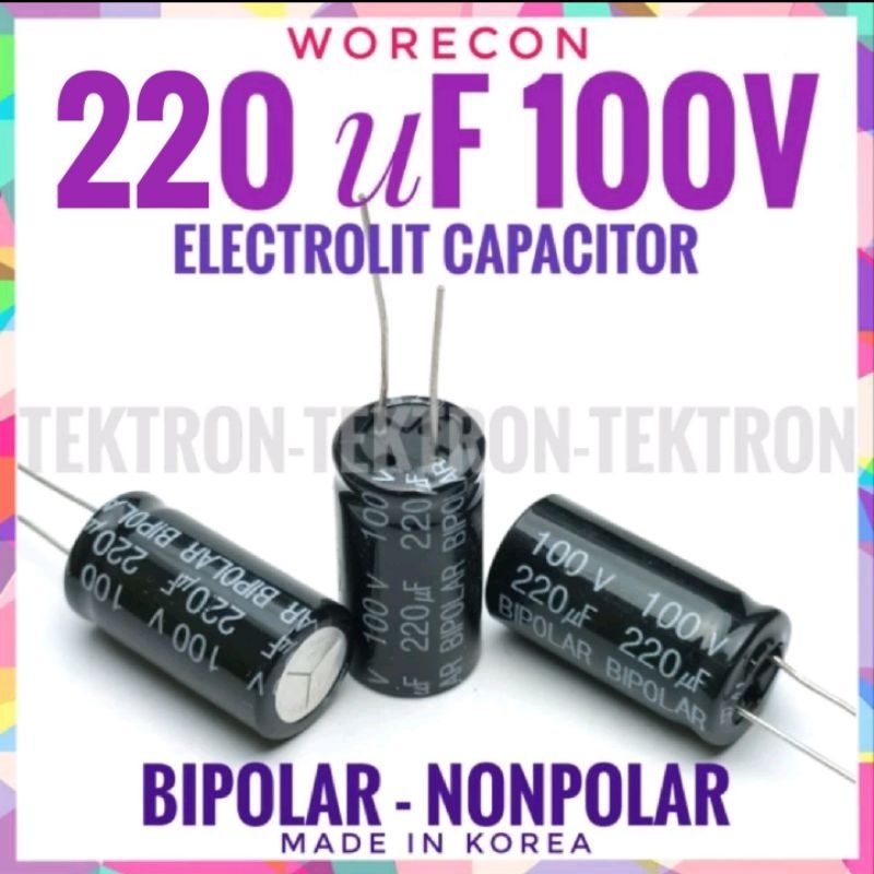 Condensatore Elettrolitico 80uF 100V Non Polarizzato – Axiale Per Crossover Altoparlante