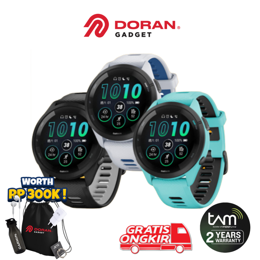 Jual Garmin Forerunner FR 265 FR265 Music Musik GPS Running Smartwatch