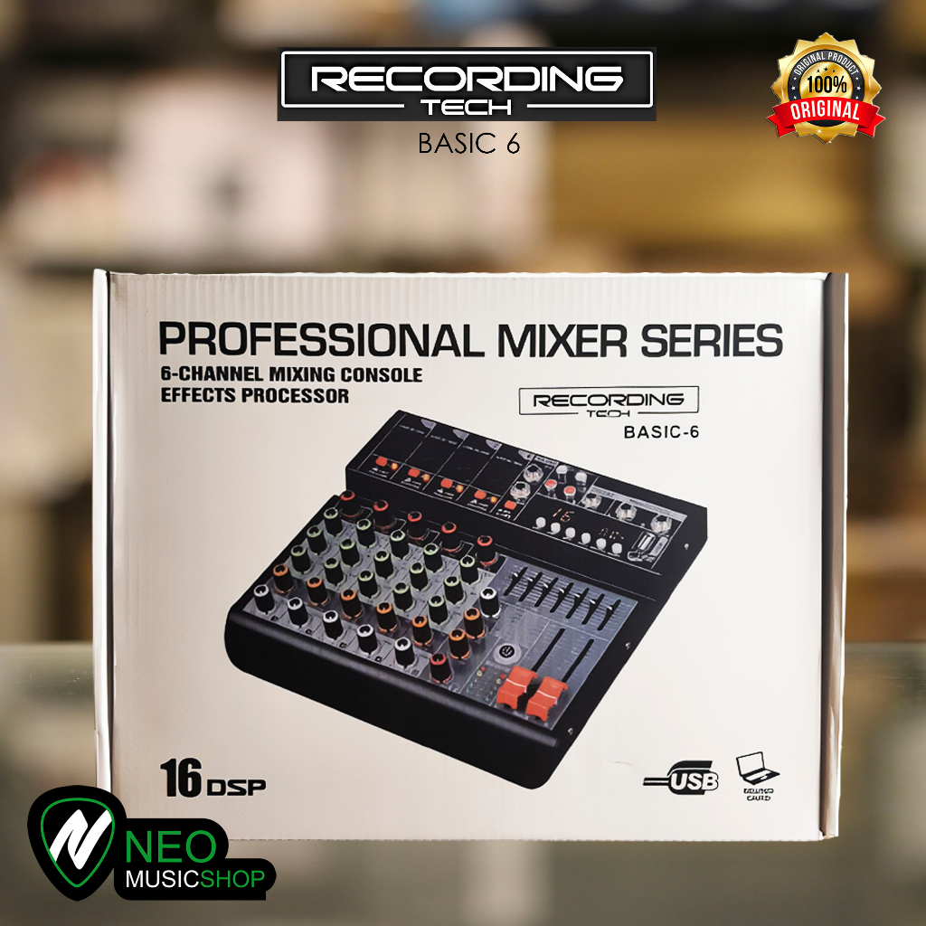 Jual Recording Tech Basic6 Basic 6 mixing console effect processor ...