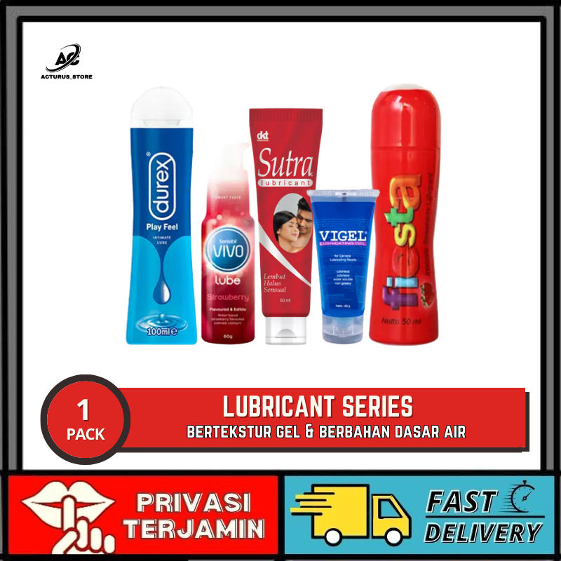 Jual Lubricant Gel Series Pelicin Pelumas Sutra Fiesta Vigel