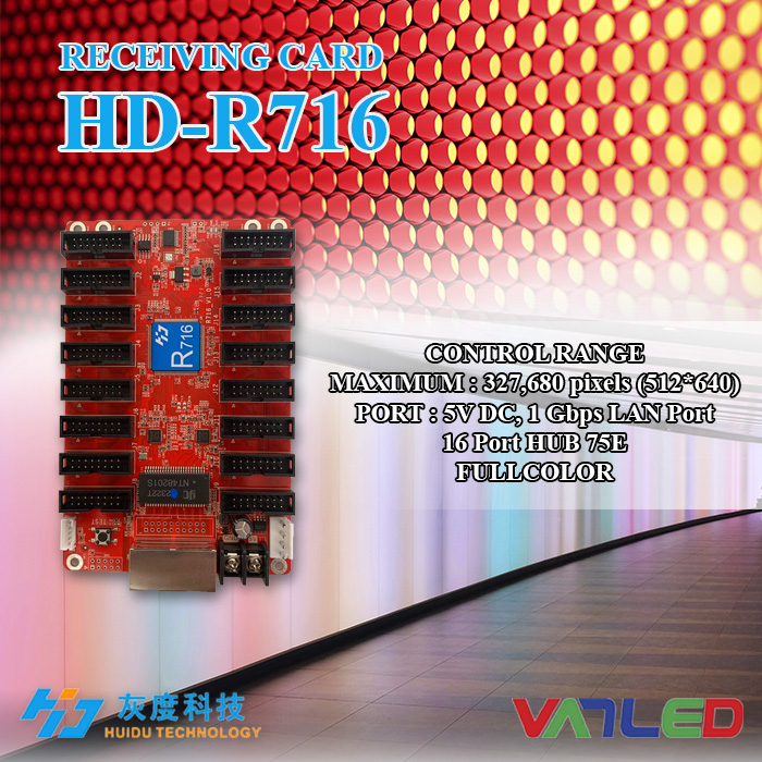 Jual HUIDU HD R716 RECEIVING CARD VIDEOTRON | Shopee Indonesia