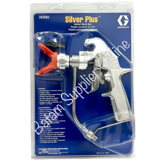 Jual Graco Silver Plus Airless Spray Gun 243283 Made in USA Shopee