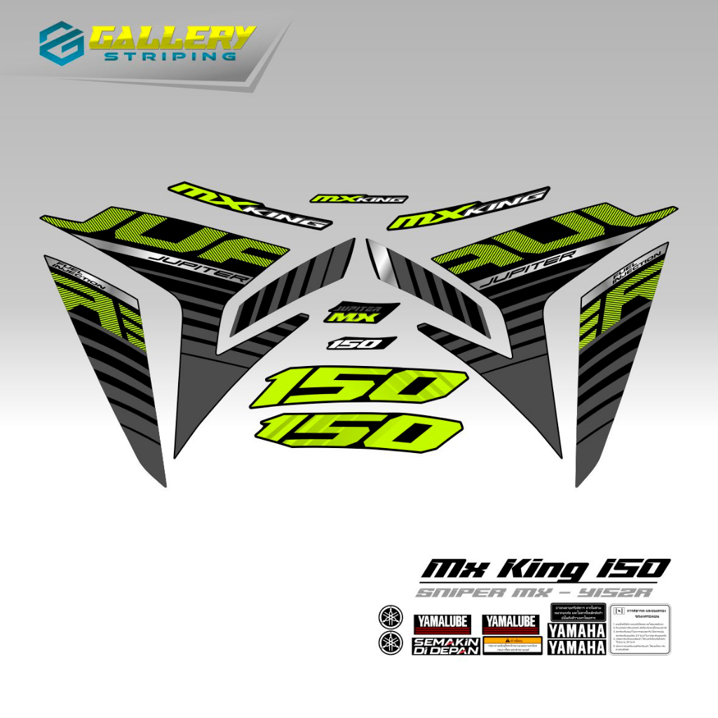 Jual Striping MX King 150 Edisi JUP MOTIF 54 Stiker Yamaha Sniper 150 ...