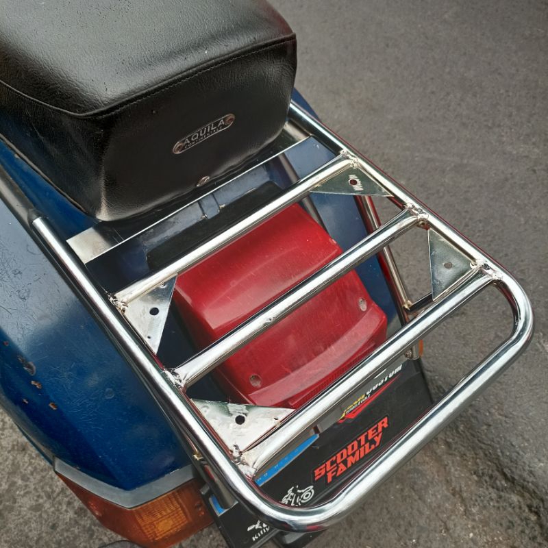 Jual Backrack minimalis datar rak belakang minimalis vespa px ps ...
