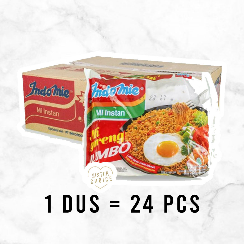 Jual Indomie Goreng Jumbo 129gr (1 Dus Isi 24 Pcs) | Shopee Indonesia