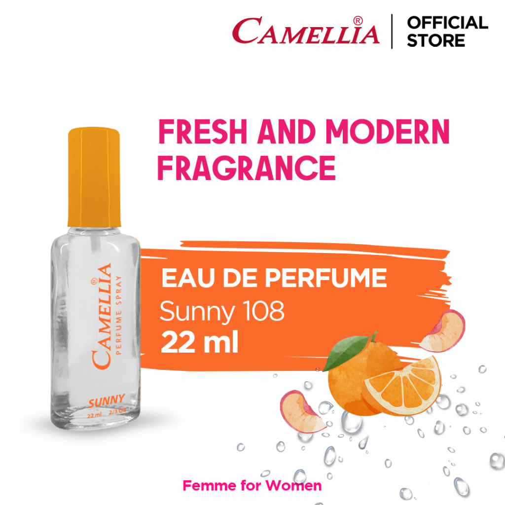 Jual Camellia Eau De Parfum 108 ORANGE Sunny 22ml Shopee Indonesia