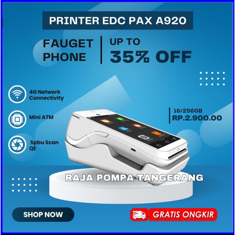 Jual Mesin Printer Androit Edc A Edc Pax Spbu Shopee Indonesia