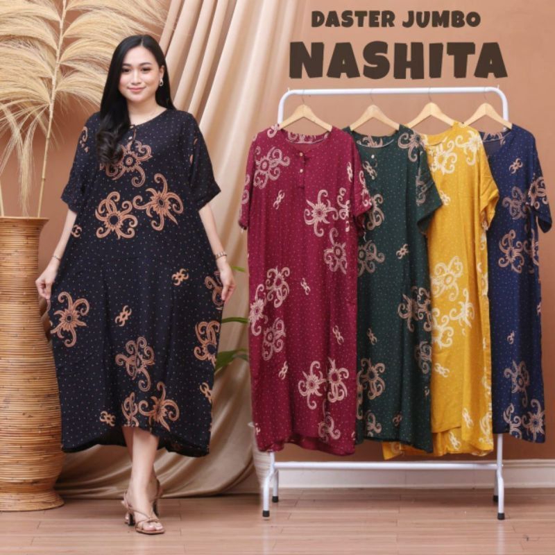 Jual 100 Dapat 3pcs Daster Jumbo Rayon Busui Ld 125 Kekinian Kancing