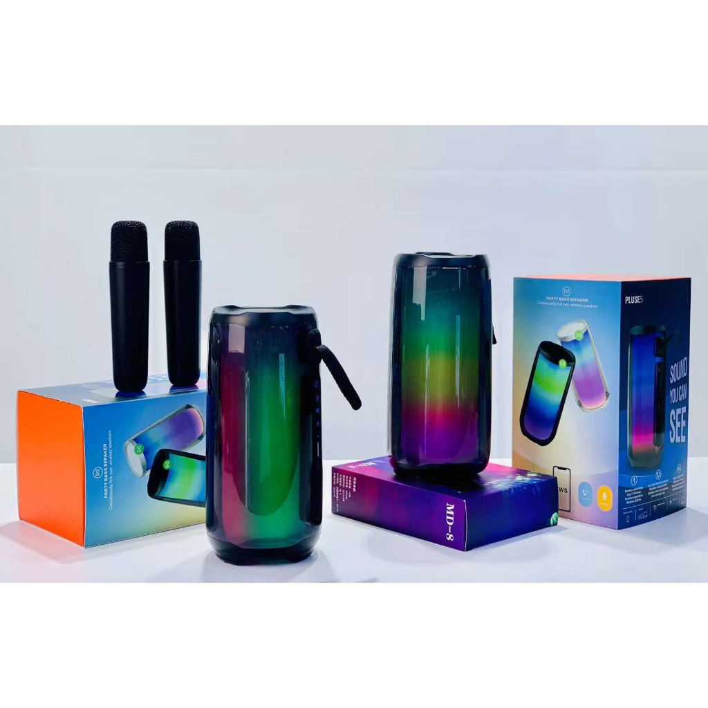 Jual NEW！2023 VON Pluse 5 Karaoke Speaker Bluetooth 2 MIC 1 SET ...