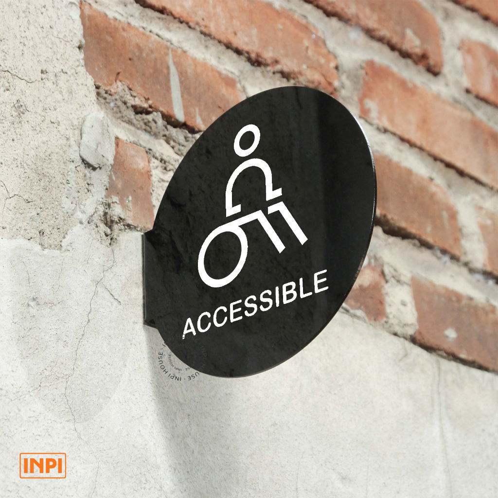 Jual INPI HOUSE Signage Accessible - Papan Tanda Difabel - Wall Sign ...