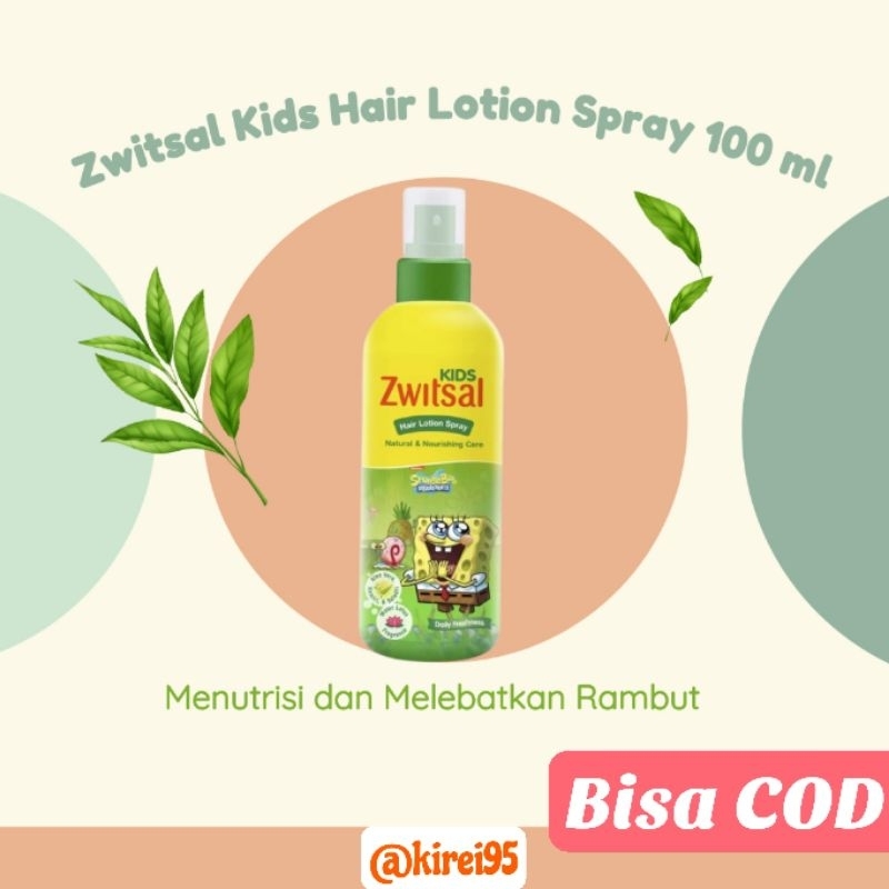 Jual Zwitsal kids hair lotion spray 100 ml 100 original Shopee Indonesia