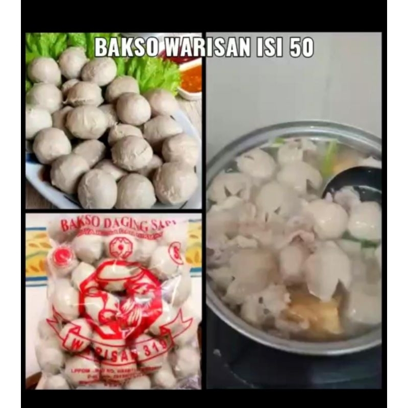 Jual Bakso Warisan Ab Isi 50 Shopee Indonesia