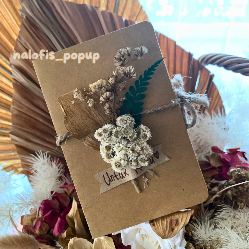 Jual Kartu Ucapan Greeting Card Simple Letter | Kartu Ucapan Vintage