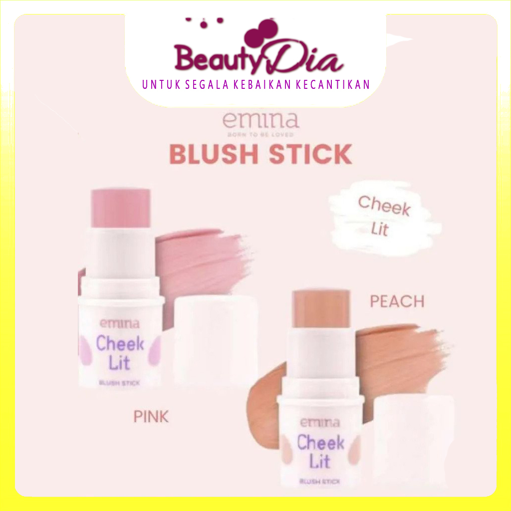 Jual Emina Cheek Lit Blush Stick Blush Untuk Tampilan Pipi Yang Merona ...