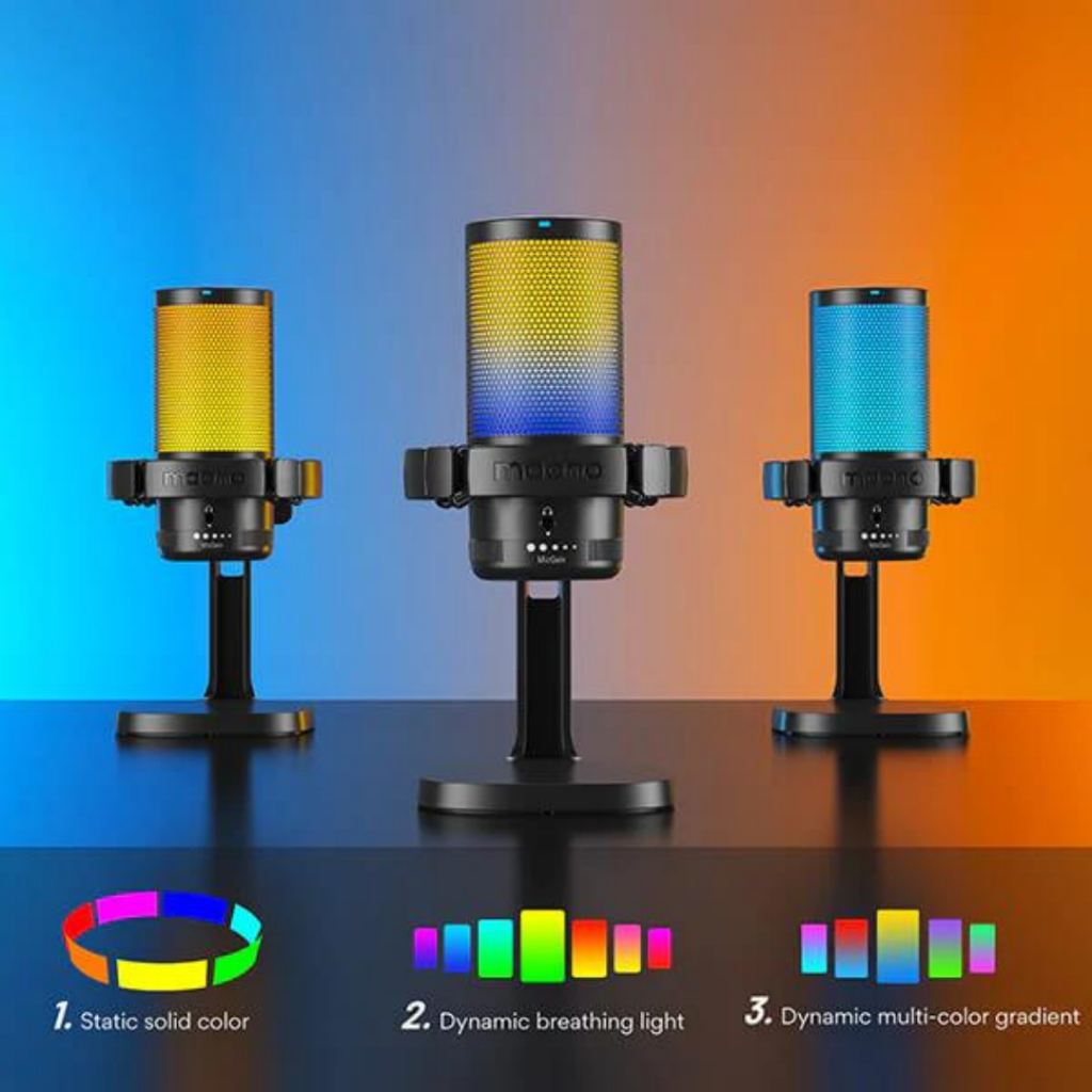 Jual MAONO DGM20 GamerWave Condenser USB Gaming RGB Microphone + Noise ...