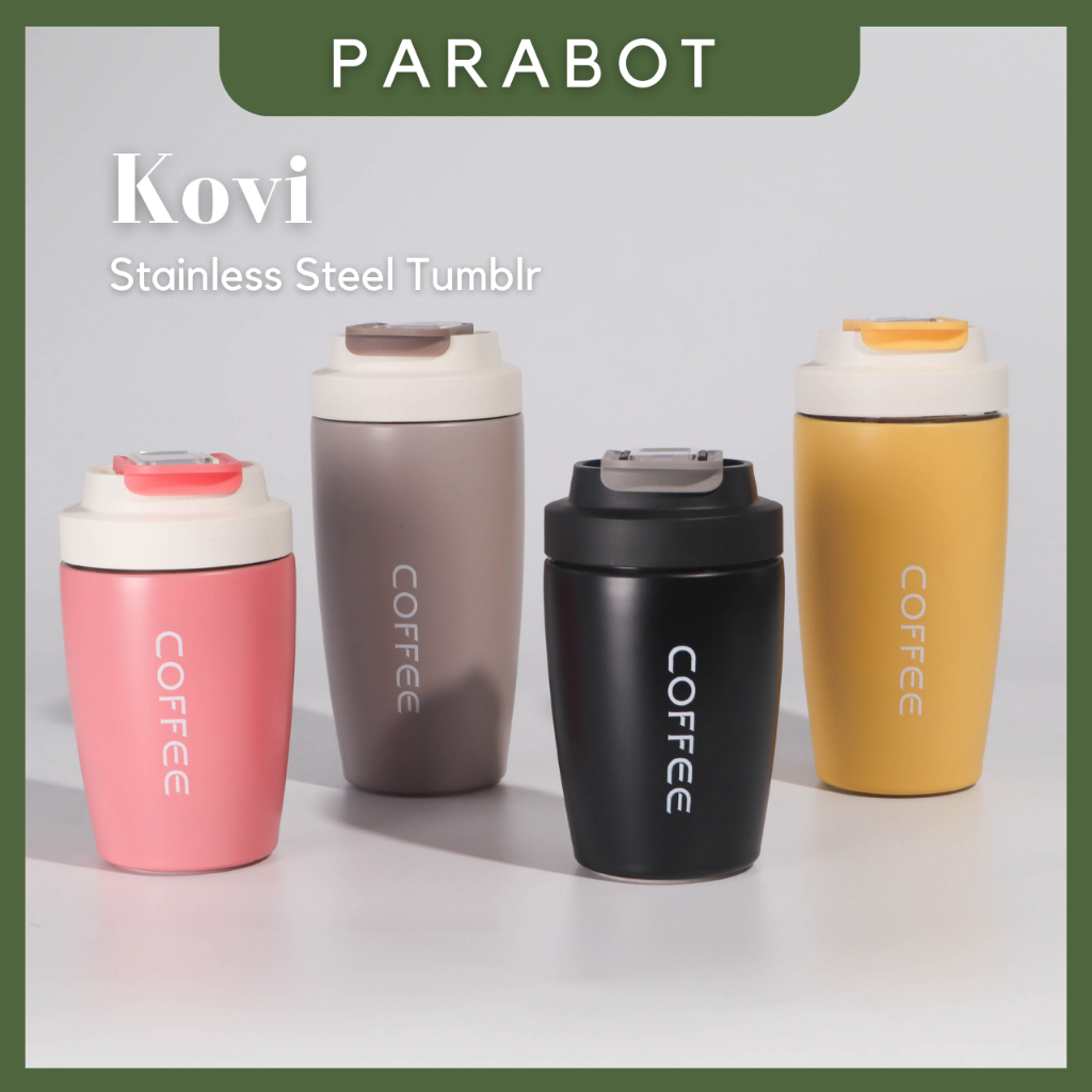 Jual Parabot Kovi Tumbler Stainless Steel Coffee Botol Minum Stainles Kopi Tumblr Shopee 2701