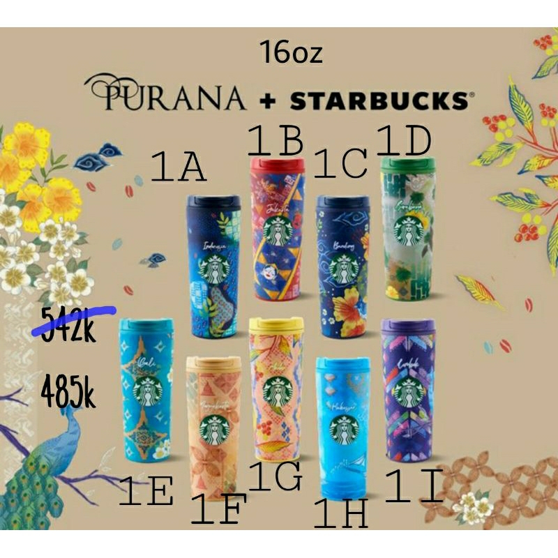 Jual TUMBLER STARBUCKS PURANA 2023 INDONESIA BANDUNG JAKARTA SURABAYA