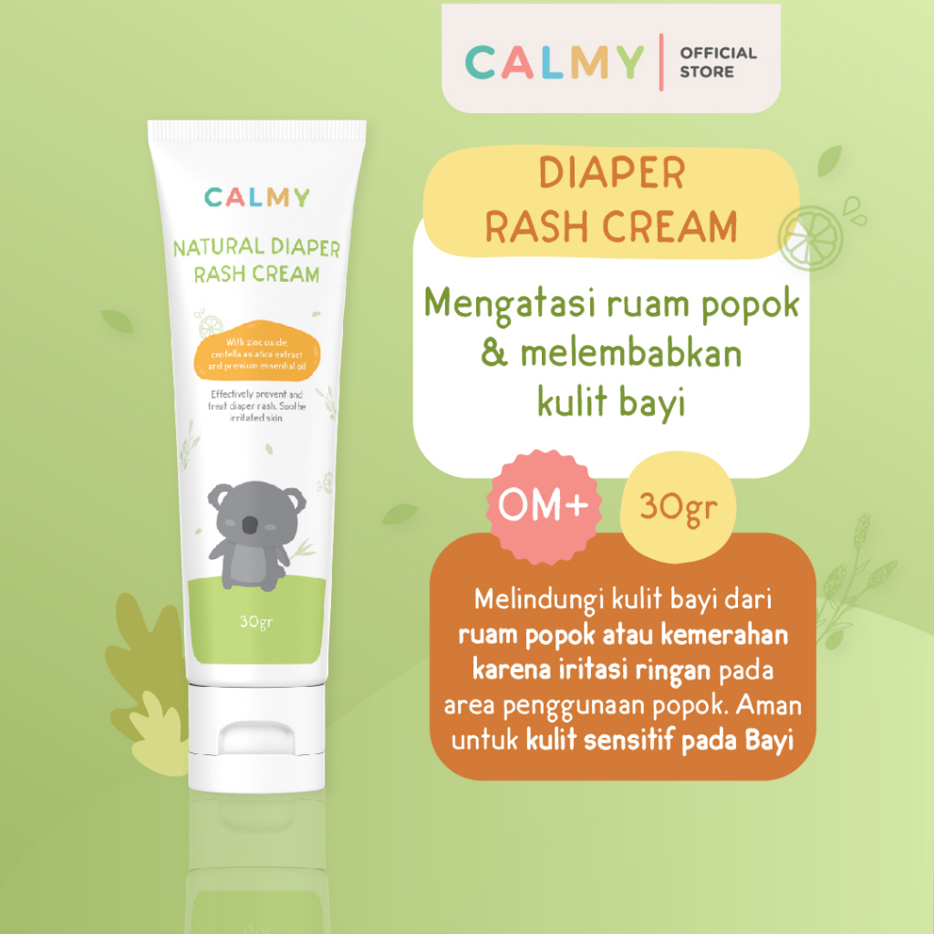 Jual Calmy Natural Diaper Rash Cream 30g Untuk Ruam Popok, Iritasi