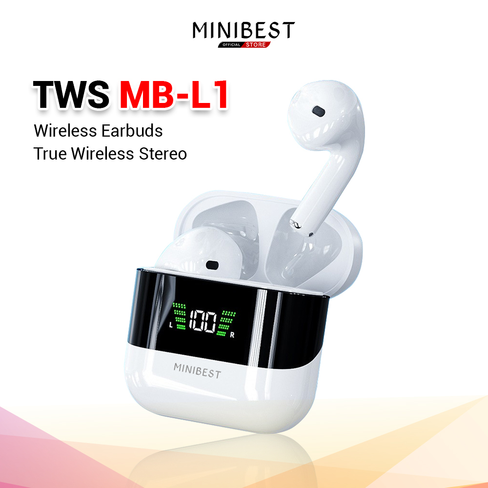 Jual Minibest Mb L Tws Earphone Headset Bluetooth V Charging Case