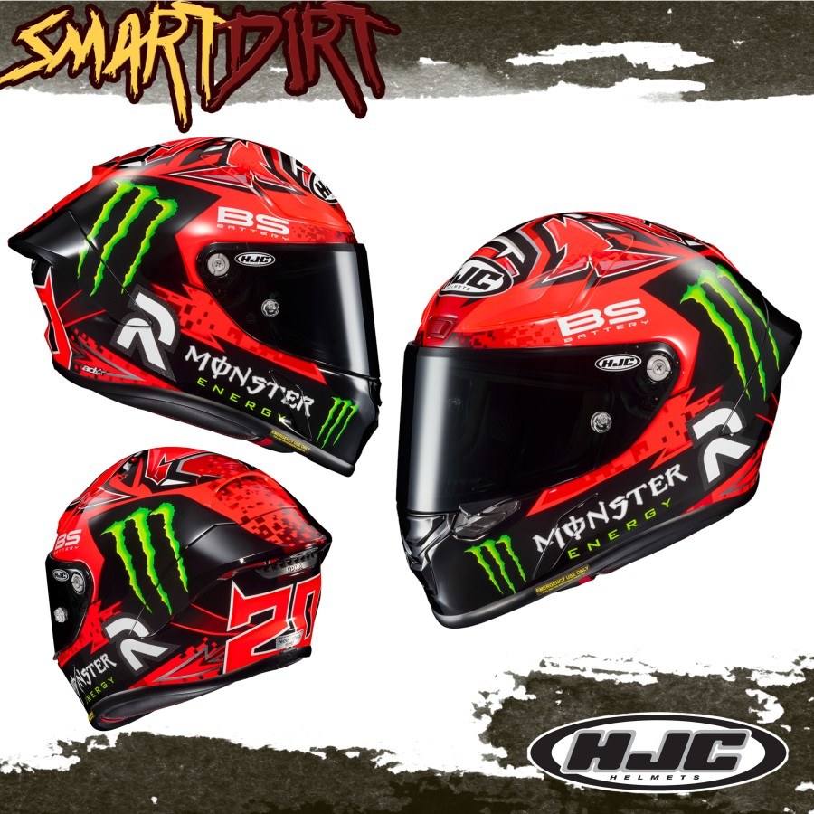 Jual Helm Motor HJC RPHA 1 Fabio Quartararo Replica Red Black Helm HJC Ori Shopee Indonesia