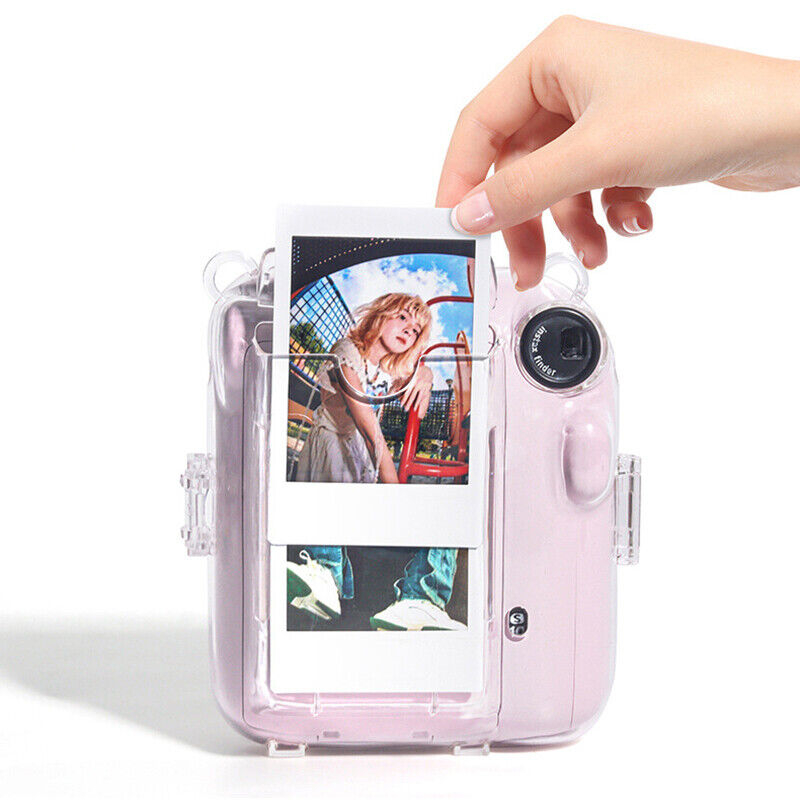 Jual Sbox Instax Mini 12 Hardcase Case Transparan Sticker Glitter Motif ...
