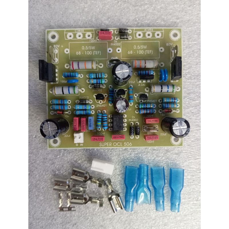 Jual kit driver power amplifier socl 506 low sub tanpa final | Shopee