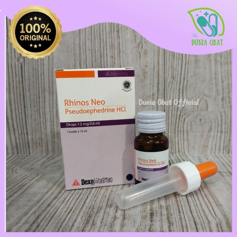 Jual [10 ml] Rhinos Neo Drops obat pilek akut pilek balita ada