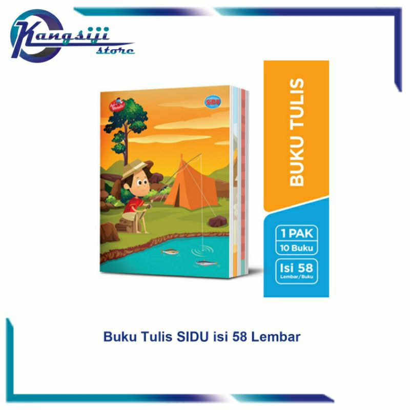 Jual buku tulis SIDU 58 lembar harga per pack 10 buku | Shopee Indonesia