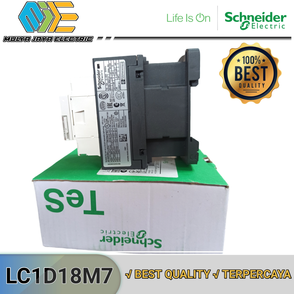 Jual Kontaktor Schneider / Contactor teSys-D LC1D18M7 3p LC1D18 220 VAC ...