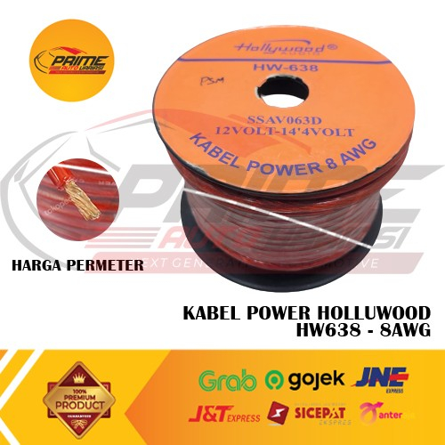 Jual Kabel Power Audio Mobil Awg Hollywood Hw Pemeter Shopee Indonesia