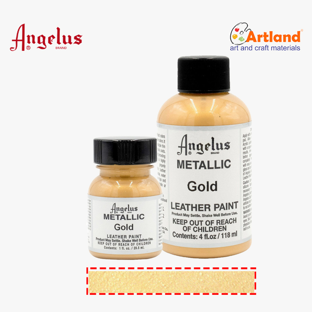 Jual Angelus Metallic Gold Paint // Angelus Acrylic Leather Paint