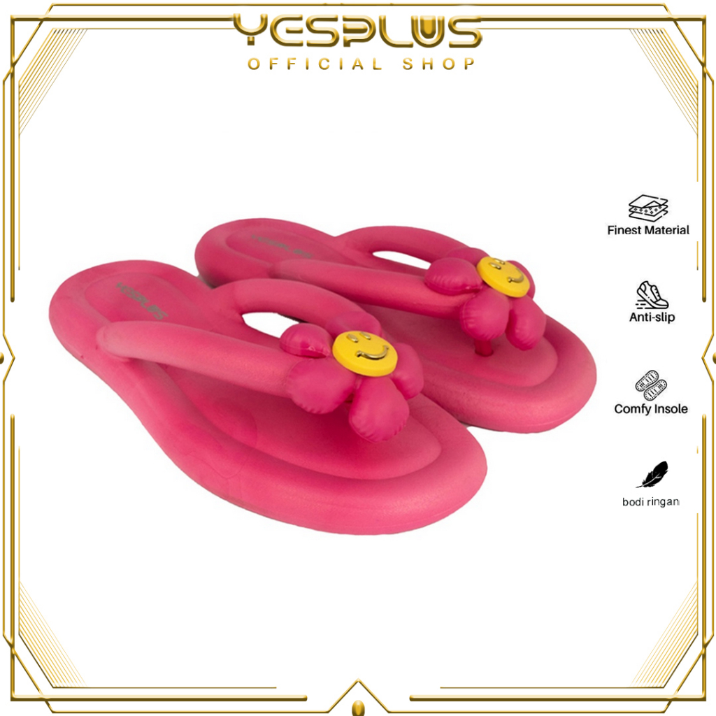 Jual Yesplus Sandal Original A Sandal Jepit Jelly Model Bunga