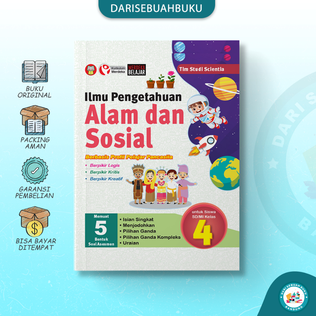 Jual Buku ILMU PENGETAHUAN ALAM & SOSIAL (IPAS) SD Kelas 4 - Kurikulum ...