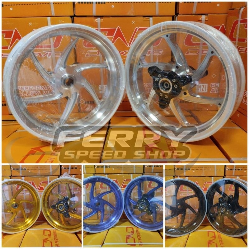 Jual Dnd Delkevic Six Star Velg Racing Nmax New Double Disc Pelek Racing Six Star Nmax New