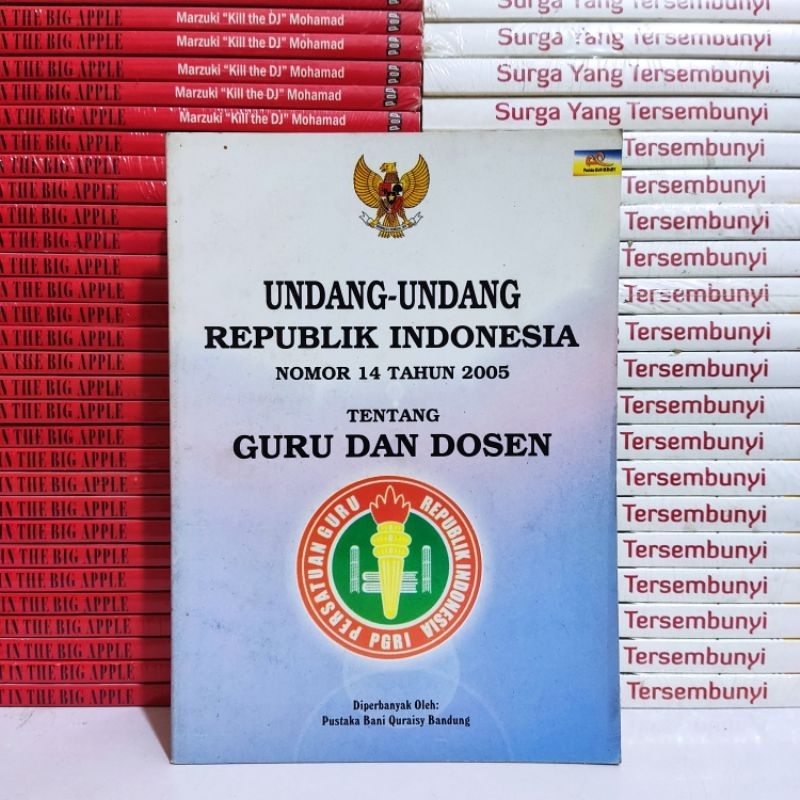 Jual Buku Undang-Undang Republik Indonesia Nomor 14 Tahun 2005 Tentang ...